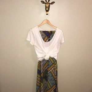 Patterned Boutique Maxi Dress